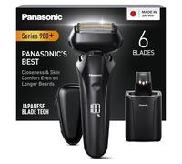 Panasonic ES-LS9A Wet & Dry 6-Blade Electric Shaver for Men - Precise Clean Shaving with Cleaning & Charging Stand, One Colour, Men One Colour