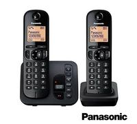 Panasonic TGC222 Digital Cordless Twin Phone with LCD Display Answer Machine