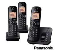 Panasonic TGC223 Digital Cordless Trio Home Phone LCD Display Answer Machine
