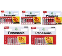 Panasonic Zinc Carbon Aa & Aaa Batteries - Pack Of 30 + 20
