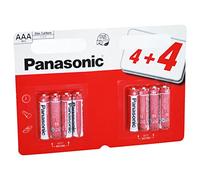 Panasonic Zinc Carbon AAA Batteries 8 Pack - Reliable Everyday Power - Long Lasting Batteries for Remote Controls, Clocks & Toys