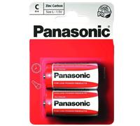 Panasonic Zinc Carbon C Batteries - 2 pcs