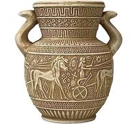 Panathenaic Festival Vase Jar Ancient Greek Roman Pottery Home Decor Terracotta