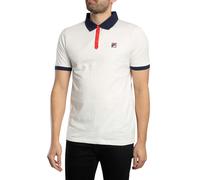 Panatta 2 Polo Shirt Gardenia/Navy/Red L