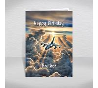 Panavia Tornado Birthday Card for Brother - Multirole Combat Aircraft - Supersonic Military Jet Aeroplane Theme: Brother Birthday Card (Size A5)