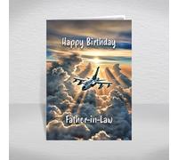 Panavia Tornado Birthday Card for Father-in-Law - Multirole Combat Aircraft - Supersonic Military Jet Aeroplane Theme: Father-in-Law Birthday Card (Size A5)
