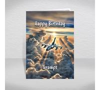 Panavia Tornado Birthday Card for Gramps - Multirole Combat Aircraft - Supersonic Military Jet Aeroplane Theme: Gramps Birthday Card (Size A5)