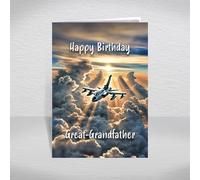 Panavia Tornado Birthday Card for Great-Grandfather - Multirole Combat Aircraft - Supersonic Military Jet Aeroplane Theme: Great-Grandfather Birthday Card (Size A5)