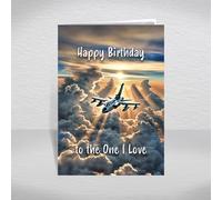 Panavia Tornado Birthday Card to the One I Love - Multirole Combat Aircraft - Supersonic Military Jet Aeroplane Theme: to the One I Love Birthday Card (Size A5)