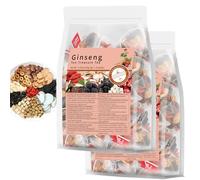 Panax & Mulberry Herbal Tea, Ginseng Ten Treasure Tea, Ginseng & Mulberry Herbal Tea for men, Kidney Cleansing Natural and Organic, Contains Ginsengs, Wolfberry, Maca and Other Ingredients (60-bags)