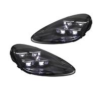 PANBJ 2pc Led Headlights Compatible For Porsche Cayenne 2011-2018 958.1/958.2 Accessories Upgrade Car 2023 Styling Led Front Lights Plug And Play(Original With AFS,15-18)