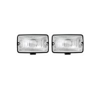 PANBJ Car Accessories Front Fog Light DRL LED Driving Lamp Spotlight Spotlamp Compatible For PEUGEOT 205 GTI CTI 106 306 Mi16 H3(Clear-2pcs)