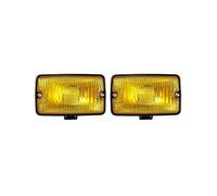 PANBJ Car Accessories Front Fog Light DRL LED Driving Lamp Spotlight Spotlamp Compatible For PEUGEOT 205 GTI CTI 106 306 Mi16 H3(Yellow-2pcs)