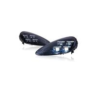 PANBJ Car Compatible For Porsche Cayenne 958.1 958.2 Headlight 2011-2017 Upgrade 2024 Modified DRL Dynamic Turn Signal LED Light Auto Accessories(For 958.1 11-14,Left-Hand Drive)