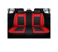 PANBJ Car Seat Cover Compatible For Acura Mdx Zdx Rl Tl Ilx Rlx Rdx Nsx Auto Accessories(Rear Seats-Black Red)