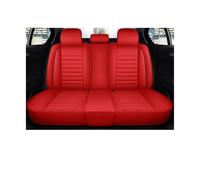 PANBJ Car Seat Cover Compatible For Acura Mdx Zdx Rl Tl Ilx Rlx Rdx Nsx Auto Accessories(Rear Seats-Red)