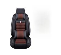 PANBJ Car Seat Covers Compatible For Dodge Avenger Caliber Dart Magnum Neon Nitro Charger Intrepid Full Coverage Leatherette Seat Cover 5 Seat(Black Coffee Lu)