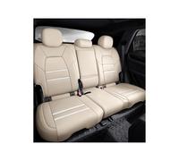 PANBJ Car Seat Covers Compatible For Nissan Qashqai J11 Primera P12 Almera Classic Note Terrano 2 X Trail T30 T32 2019 Juke Nava Accessories(Light yellow for rear seat)