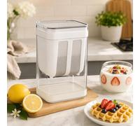 PANCA Hung Curd Strainer Box | Curd Maker and Greek Yogurt Maker - 1100ml Fine Mesh Strainer with Lid | Multifunctional Yoghurt Filter | Curd Maker for Home | Whey Separator