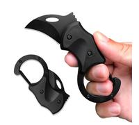 PANCA Self Defence Gadgets Home Tools, Car Keychain with Cutter And Lanyard Strap, Tool Box, Gift For Men, Multipurpose Tool, Solid Black (Pack of 1)