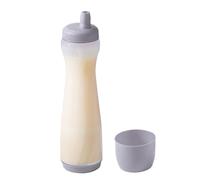 Pancake Batter Bottle with Nozzle, 700ml Waffle Mix Server, Squeezy Sauce Bottle, Dispenser for Waffle Pancake Donut Waffles Crepes, Breakfast, Lunch, Party, Catering, Kitchen, Household, Family