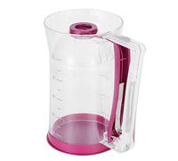Pancake Batter Dispenser, 11x19cm 4.3x7.5inch Baking Tool with Squeeze Handle and Measuring Marks for Homemade Cakes Waffles Cupcakes