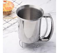 Pancake Batter Dispenser, Cupcake Batter Dispenser, 1000ml Handheld Stainless Steel Pancake Pourer for Pancakes, Waffles, Muffins, and Crepes