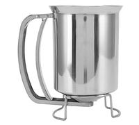 Pancake Batter Dispenser Handheld Stainless Steel Pancake Pourer for Baking Cupcakes Muffins Easy to Use Durable Kitchen Tool for Home Bakers