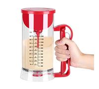 Pancake, Cupcake, Waffle & Muffin Dough Dispenser, Cordless Electric Battery Powered, Automatic Dispensing, Measurement Labels, 4 Cup Capacity, Perfect for Home Kitchen & Busy Mornings