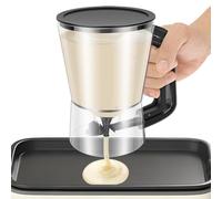 Pancake Dispenser, Cake Batter Dispenser 30oz Waffles Batter Separator Baking Tool for Pancake Cupcake Waffles，Confectionery Funnel for Kitchen Bakery Dishwasher Safe