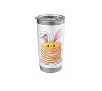Pancake Food Easter Rabbit Eggs Bunny Ears Breakfast Cute Stainless Steel Insulated Tumbler