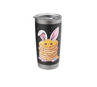 Pancake Food Easter Rabbit Eggs Bunny Ears Breakfast Cute Stainless Steel Insulated Tumbler