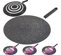 Pancake Fry PAN Non Stick ROTI TAWA Heat CONCAVE DOSA Crepe PARATHA French Toast (35cm)