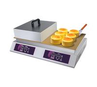 Pancake Griddle Machine, Electric Nonstick Maker with Adjustable Heat, Thick Brass Plate for Cafes, Restaurants, and Dessert Shops - Commercial Use
