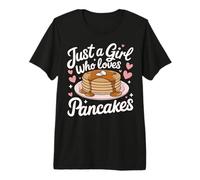 Pancake Just A Girl Who Loves Pancakes Premium T-Shirt