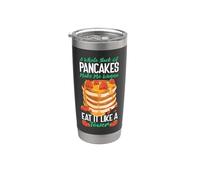 Pancake Lover Kids A Whole Stack of Pancakes Make Me Wanna Stainless Steel Insulated Tumbler