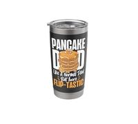 Pancake Lover Kids Dad Pancake Dad Like A Normal Dad But Stainless Steel Insulated Tumbler