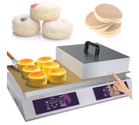 Pancake Maker, Non-Stick Electric Griddle, 6mm Thick Plate, Breakfast Baker with 2-Minute Preheat for Perfect Party Treats