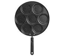 Pancake Pan, Non-Stick Breakfast Pan Fried Egg Cooker, Mini Pancake Mold Pan with 7-Cup for Pancake, Blinis, Omelettes, Fried Eggs