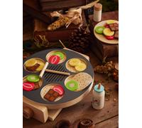 Pancake Party Set in FSC® Wood grey dark solid