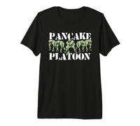 Pancake Platoon Funny Offensive Lineman Football O-Line Premium T-Shirt
