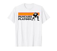 Pancake Platoon Funny Offensive Lineman Football O-Line T-Shirt