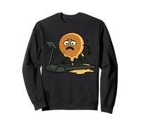 Pancake Running Workout Humor Sweatshirt