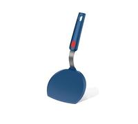 Pancake Spatula,Heat Resistant Silicone Spatulas for Nonstick Cookware Pan,Round Omelette Egg Spatulas Flexible Fish Turner Cooking Spatula for Kitchen Dishwasher Safe(Blue)