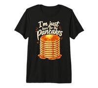 Pancake Stack I'm Here Just for The Pancakes Premium T-Shirt