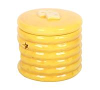 Pancake Stack Oil Burner | Syrup Look Ceramic | Star Cut-Out Design | Quirky Kitchen Decor | Tealight Holder | Wax Melt Burner