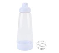 Pancake Whisk Bottle, 1000ml Silicone Scale Design Squeeze Pancake Batter Dispenser Kitchen Batter Squeezer Bottle for Crepes, Waffles, Muffins
