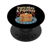 Pancakes And Pajamas Breakfast Lovers Brunch Sunday Morning PopSockets Adhesive PopGrip