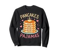 Pancakes and Pajamas Cute Kawaii Pancake Breakfast Sweatshirt