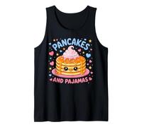Pancakes and Pajamas Fun Kawaii Pancake Lover Tank Top